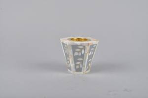 Quemador de Incienso de Lujo con Incrustaciones de Nácar, Geométrico, Hexagonal, de Resina, Artesanía Árabe, Mabkhara para Oud, Decoración del Hogar, Regalo - Product Image 4