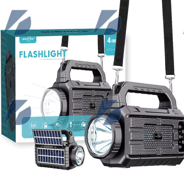 Wireless for 5.3 5-10W Portable Outdoor Speaker FM Radio Torch TF Card 1000-2000mAh Battery 4 Inch GTS-2227 Factory Price