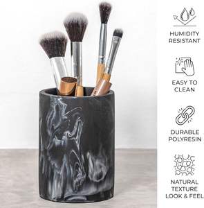 Décor à la maison classique Style coréen écologique léger ensembles de salle de bain complète motif marbre blanc résine personnalisée de haute qualité - Product Image 4