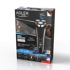 Afeitadora Eléctrica Rotativa Recargable para Hombre, 3 Cuchillas, Uso en Seco/Húmedo/Lavable, Impermeable, Triple Cuchilla para Afeitar Cara y Cuerpo, Repuesto 3 en 1 - Product Image 5