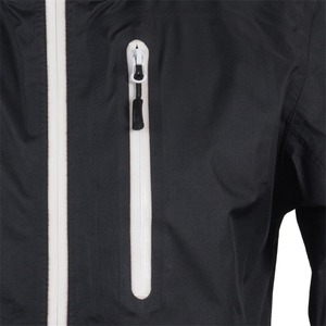 Veste de pluie matelassée en toile imperméable unisexe de haute qualité légère avec fermeture éclair pour une utilisation extérieure décontractée en hiver - Product Image 6