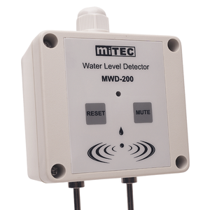 เครื่องตรวจจับการรั่วไหลของน้ำ MWD-200 mitec ตรวจจับการรั่วไหลของของเหลวพร้อมเอาต์พุตรีเลย์และออดในตัว - Product Image 2