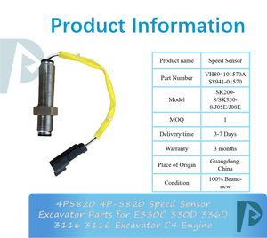 4P5820 4P-5820 เซ็นเซอร์วัดความเร็วอะไหล่รถขุดสำหรับ E330C 330D 336D 3116 3116 รถขุดเครื่องยนต์ C9 - Product Image 3