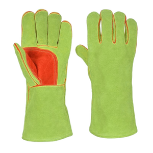 Meilleure performance Gants de soudage en cuir de vachette robuste résistants à l'abrasion pour barbecue Usage quotidien Protection de la paume du pouce - Product Image 2