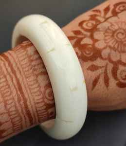 สร้อยข้อมือกระดูกกว้างทำด้วยมือในสไตล์อินเดียแบบดั้งเดิมเครื่องประดับแฟชั่นวินเทจที่มีลักษณะโบราณเครื่องประดับกำไลข้อมือร้อน - Product Image 4