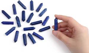 Point de cristal-Baguette de cristaux-Tour de cristaux-Point de pierre de Lapis Lazuli naturel pour Chakra et usage métaphysique - Product Image 6