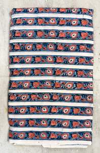 ผ้าฝ้ายบล็อกพิมพ์ด้วยมือระบายอากาศเป็นมิตรต่อสิ่งแวดล้อมผ้าคอตตอนพิมพ์ลายทำด้วยมือผ้าฝ้ายบล็อก100% มรดก - Product Image 4