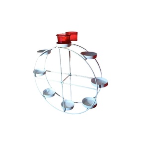 กระจกแขวนผนังเหล็กตกแต่งด้วยกรอบกระจกที่สวยงามเคลือบด้วยผงสีดำสำเร็จรูปสำหรับตกแต่งบ้าน - Product Image 4