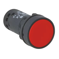 Bouton poussoir monolithique Schneider Harmony XB7 1NO 1NC IP65 22mm en plastique à retour par ressort