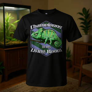T-shirt Chameleon Keeper Terrarium Lizard Reptile Lover à changement de couleur - Product Image 3