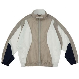 Veste coupe-vent en nylon froissé légère sur mesure OEM, fermeture éclair, veste de sport pour hommes, course à pied, impression, imperméable, coupe-vent, adultes - Product Image 3