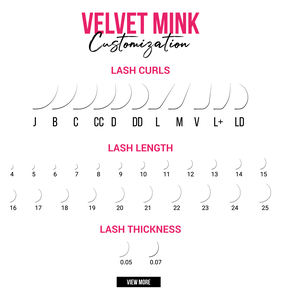 CharmLash Lash Supplies Private Label Russian Mink Lashes Lash Cases Packaging Single Individual Seamless <b>Blend</b> Natural Black - Product Image 5