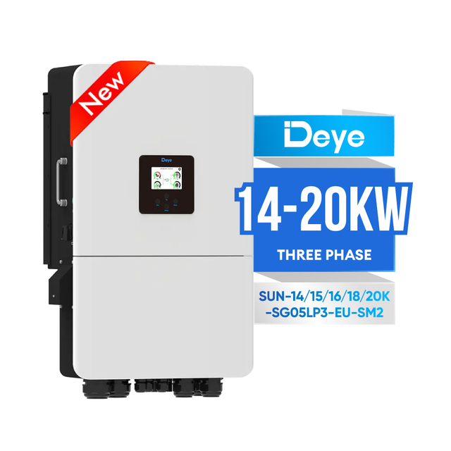 Sun-16K-Sg05Lp3 -Eu-Sm2 High Quality Solar Inverter 14Kw 16Kw 18Kw 20Kw Hybrid Europe Warehouse Deye Inverter