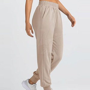 Best Quality Elastic Waist Winter <b>Sweat</b> <b>Pants</b> for <b>Women</b> Men Flat Front Design for Casual Outdoor Use High Street Style Mid Waist - Product Image 3