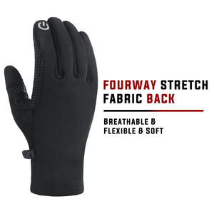 Gants de course d'hiver avec logo personnalisé pour le cyclisme et la course à pied en polyester chaud et résistant à l'eau pour les sports d'extérieur et la marche confortable - Product Image 2