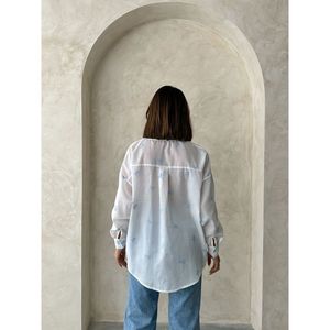 Blusas y Camisas de Voile Bordadas para Mujer, Producto al por Mayor - Product Image 2