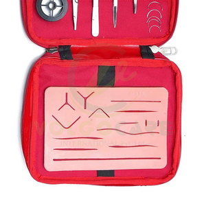 Kit de sutura completo al por mayor para estudiantes de medicina hecho de acero inoxidable incluyendo herramientas de almohadilla de sutura de silicona fuente de alimentación manual - Product Image 5