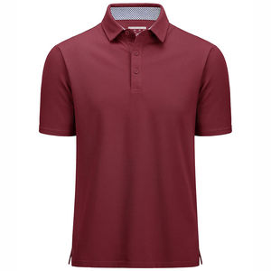 Mezcla de algodón de manga corta de alta calidad impresa para camisetas Polo para hombres al por mayor diseño personalizado transpirable Casual verano a cuadros - Product Image 1