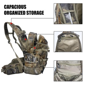 กระเป๋าเป้ผู้ชายกันน้ำกระเป๋าฟิตเนสสำหรับตั้งแคมป์ล่าสัตว์และกีฬา-สำหรับคันธนูและปืน - Product Image 5