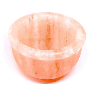 Handcrafted 100% Natural Himalayan Pink Salt Bowls Custom Made Lamp <b>Home</b> Decoration Flower Carving Technique Shallow Depth <b>Sale</b> - Product Image 4
