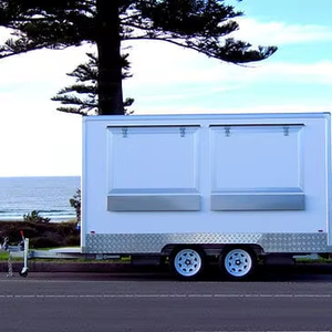 Camión de Comida para Catering, Remolques de Tacos Totalmente Equipados, Cocina Móvil, Carrito de Pizza y Café, Camión de Helados y BBQ, Remolque de Comida Móvil Económico - Product Image 1