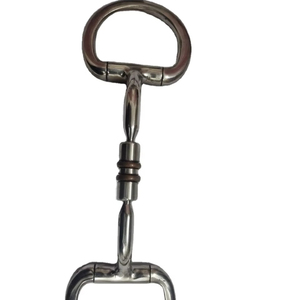 Las mejores brocas de anillo sueltas anatómicas azules de titanio, brocas de Carreras de Caballos de acero inoxidable para productos de caballos de carreras Premium - Product Image 1