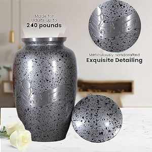Aluminium Cremation Urn <b>for</b> Human <b>Ashes</b> Adult Burial <b>for</b> Women Men Urns <b>for</b> Female Decorative Urns - Product Image 3