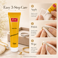 Pâte à polir pour bijoux G3Hu, jade, or et argent, crème de nettoyage et d'entretien pour bagues