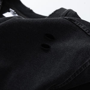 New Arrival Short Sleeves Blank Acid Washed Loose T-<b>shirts</b> for <b>Men</b> Trendy Fashion Distressed Design T-<b>Shirts</b> for Unisex - Product Image 5