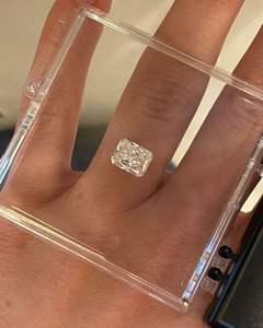 IGI certificado 3 quilates VS1 claridad F Color corte radiante laboratorio cultivado diamante Premium CVD piedra diseñada anillos pendientes colgantes finos - Product Image 3