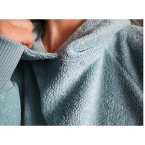 Conjunto de ropa de descanso de algodón de bambú Cómoda sudadera esponjosa y Joggers Estilo frontal plano para el verano - Product Image 6