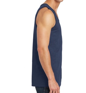 Vente en gros de débardeur de gymnastique athlétique pour hommes respirant musculation entraînement Fitness Stringer solide Racerback Design imprimé - Product Image 6