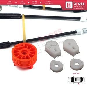 Juego de Reparación de Elevalunas Eléctrico Trasero Izquierdo BWR591 para C3 Pluriel MK1 Convertible 2003-2010 9643071080 - Product Image 6