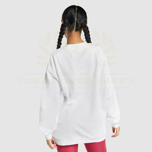 Vente en gros de pulls molletonnés pour femmes pull surdimensionné col rond hauts pulls confortables tenues d'automne hiver vêtements 2025 mode - Product Image 3