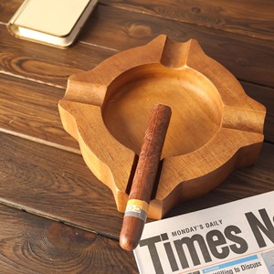 Meilleurs cendriers en bois de créateurs pour contenir des cendres de fumée grande demande cendrier à cigarettes en bois de luxe - Product Image 2