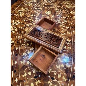 Artisanat en bois de thuya marocain de luxe, fait main, en racine de thuya naturelle, décoration traditionnelle marocaine pour la maison, cadeau - Product Image 1