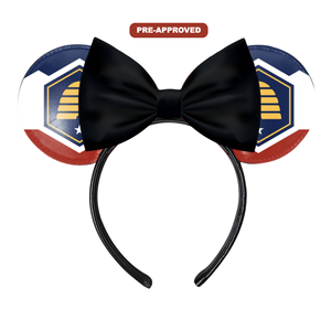Custom Factory Order Headband-Made-to-Order Concept <b>Mouse</b> Ears with Utah State Flag Design Pre-Approval Required - Product Image 1