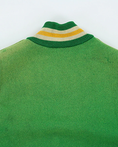 Chaqueta universitaria clásica de mezcla de lana para hombre con cuello levantado para Chicago for Bulls Front Logo Sports & Fashion Wear Servicio OEM - Product Image 6