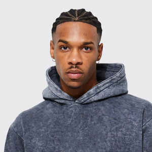 Custom Vintage Acid Wash Hoodie for Men Wholesale 100% Cotton Oversized and Thick for Winter OEM <b>Design</b> <b>Service</b> Hoodies - Product Image 4