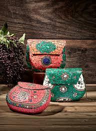 Bolso de mano indio con mosaico Kundan, bolso de lujo para novias, bodas, fiestas y eventos nocturnos, con cadena desmontable, bolso étnico para fiestas nupciales. - Product Image 3