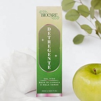 Gel Nettoyant Visage Démaquillant Biocare Cosmesi à la Pomme Verte et à la Bave d'Escargot, Soin Naturel Délicat pour Peaux Sensibles du Visage et des Yeux