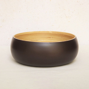 Cuenco de fibra de bambú hilado compostable, fruteros en espiral decorativos, la mejor vajilla para comedor - Product Image 2