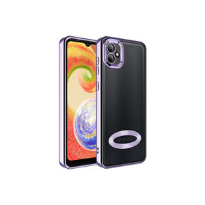 Coque en silicone ASMA Omega pour Samsung Galaxy A04 - Lilas, protection de l'appareil photo, découpe du logo, compatible A03S A24 A22 A21S A71 - Product Image 1