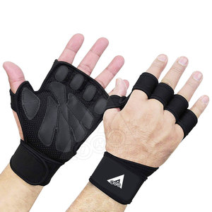 Meilleure vente Gants d'haltérophilie unisexes en cuir Gants d'entraînement respirants avec logo personnalisé pour la salle de sport Taille homme - Product Image 1