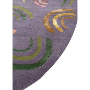 Confetti Pink & Purple <b>Hand</b> <b>Tufted</b> Wool & Viscose <b>Rug</b> Abstract Pattern for Home Use-Tra-14721 - Product Image 4