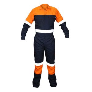 Combinaison de construction réfléchissante haute visibilité combinaison uniforme de travail combinaison ignifuge en gros vêtements de travail pour hommes fabriqués en BD - Product Image 1
