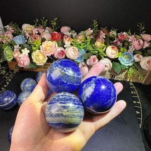 Bola de piedras preciosas de ágata de cristal para decoración del hogar, precio de fábrica al por mayor, esferas de lapislázuli naturales de alta calidad - Product Image 5
