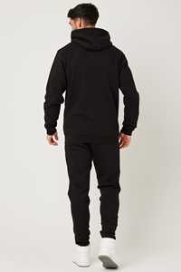Ensemble de survêtement à la mode pour hommes, sweat à capuche surdimensionné avec fermeture à glissière et pantalon de jogging cargo, survêtement en polyester respirant pour hommes - Product Image 2