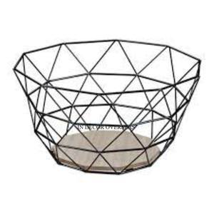 Gorgeous Look High Standard Quality Metal <b>Wire</b> Gold Plated Stylish Designer Fruit And Bread Storage <b>Basket</b> <b>In</b> Impressive Price - Product Image 6