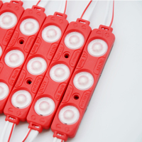 IP65 12V Injection LED Module PVC Matériel 1.5W Utilisation de la publicité avec bleu vert jaune chaud blanc rose Lumière 3LED Puce